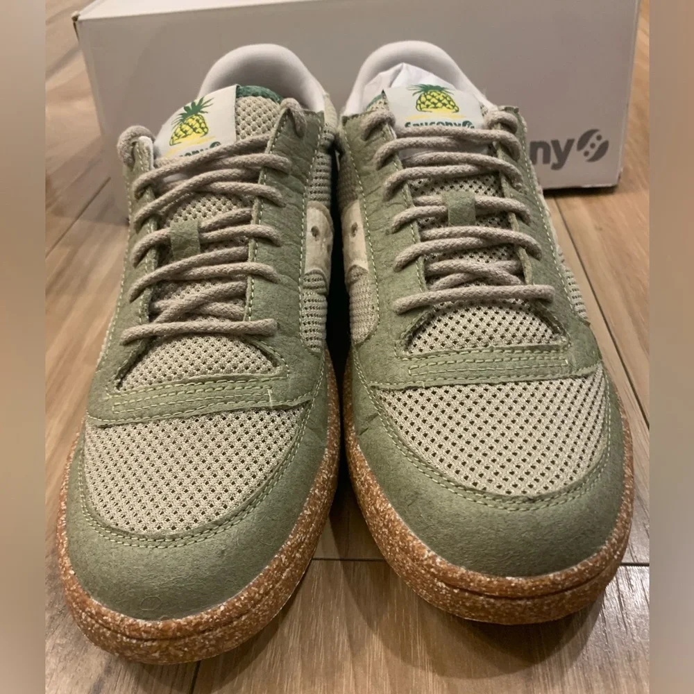 Saucony Jazz Court Earth Pack, Green/Beige, M/8.5
